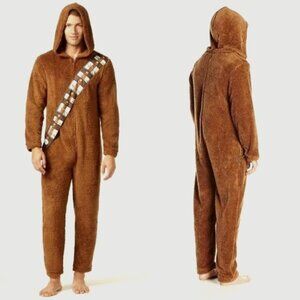 Star Wars Chewbacca Hooded Onesie Union PJ Pajamas